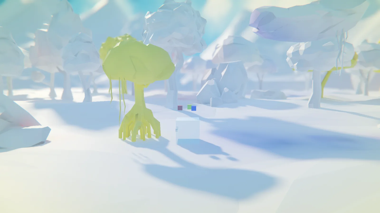 The first colour. The yellow tree only exists while yellow is active.