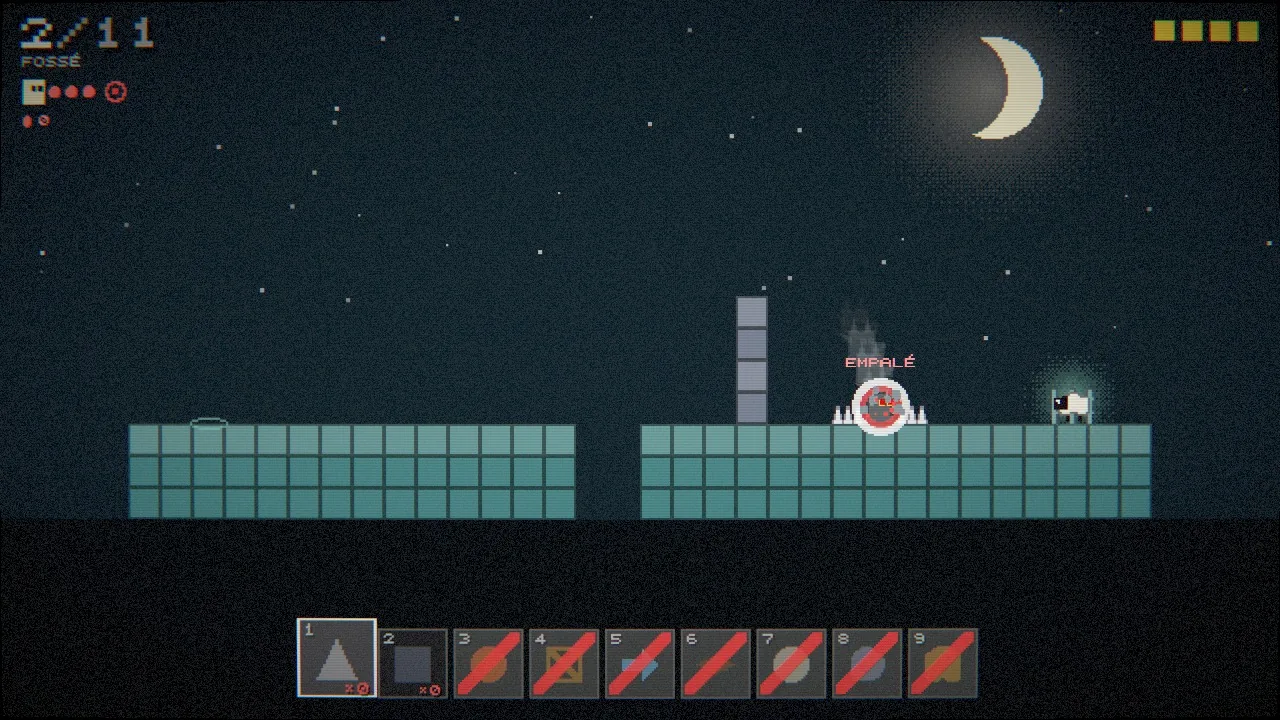 Available traps change from one level to the next.