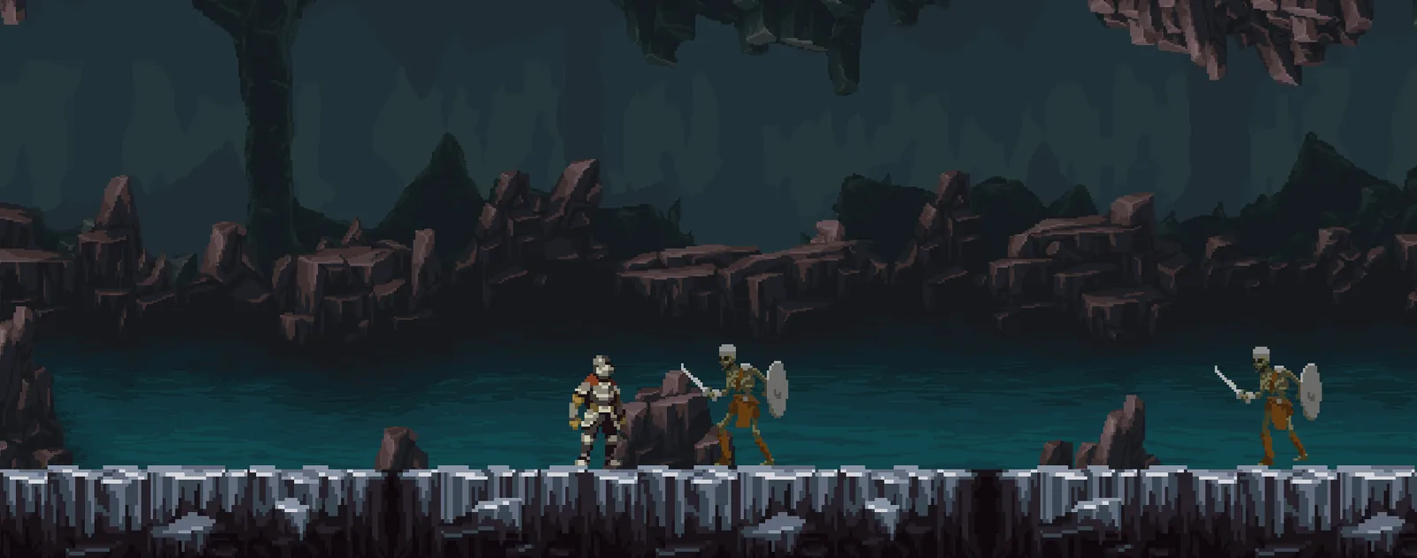 Closed arena, melee combat, no respite.