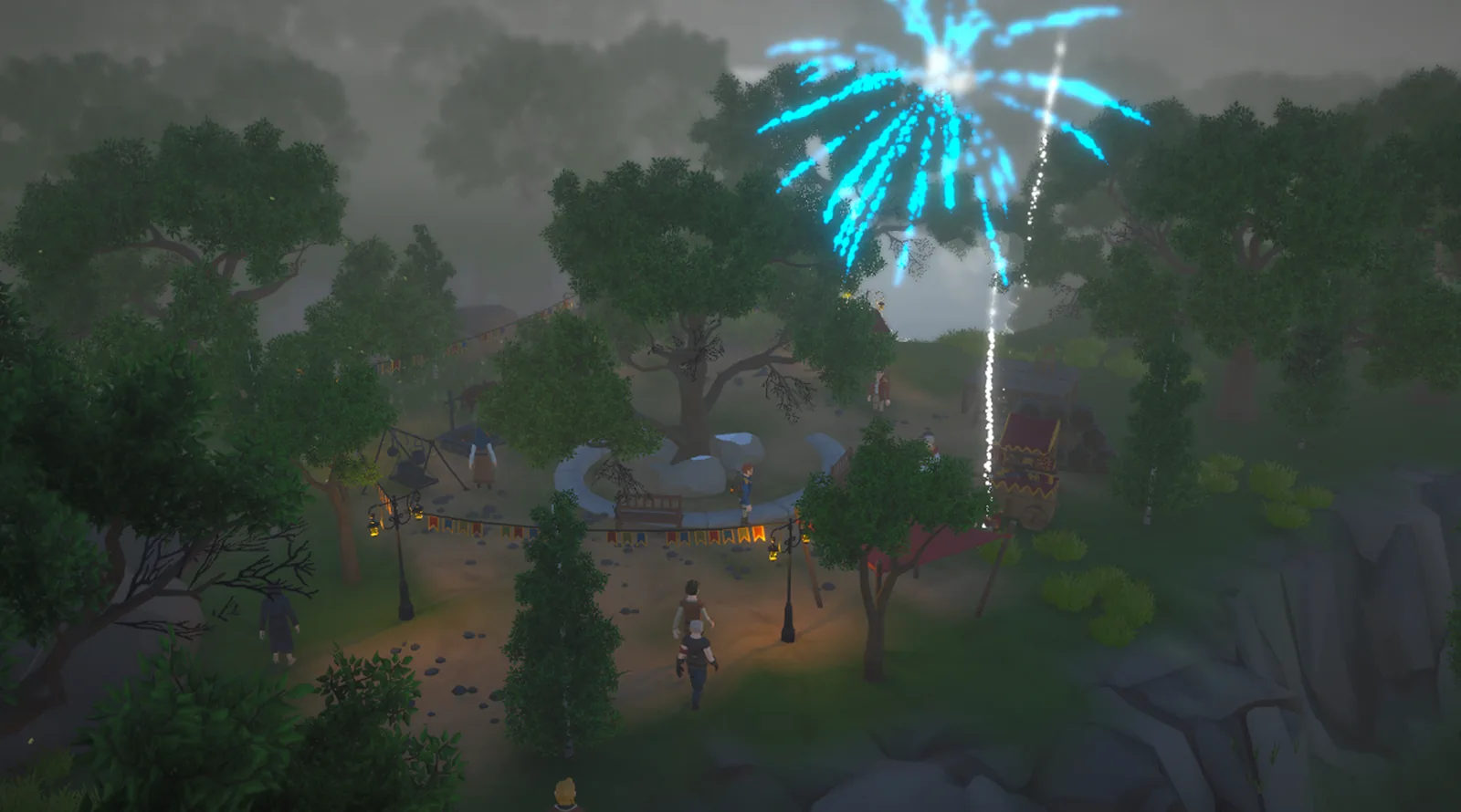 The villagers repeat their days; only you remember.